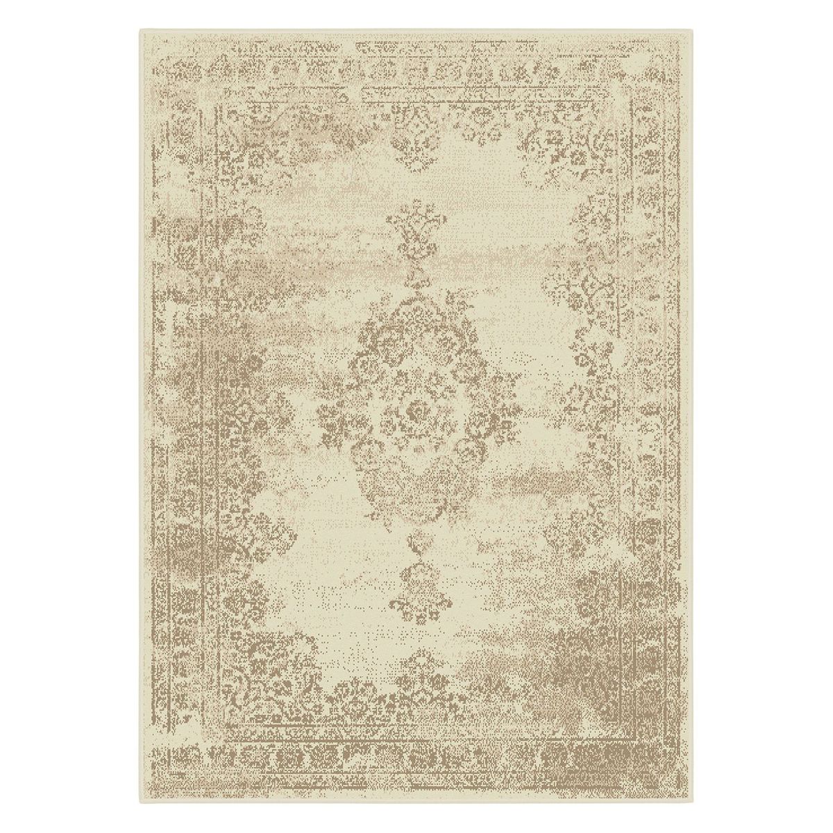 GENERICO - Alfombra Rectangular Aladin Creme 160 x 225cm