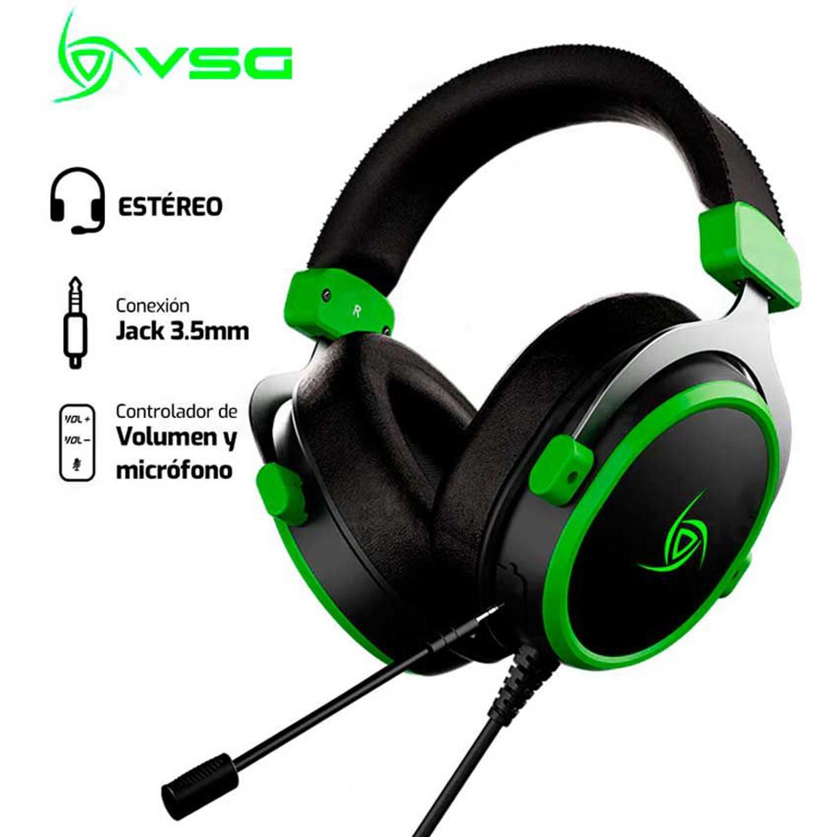 VSG - AUDIFONO VSG SINGULARITY Z 35MM ESTEREO NEGRO