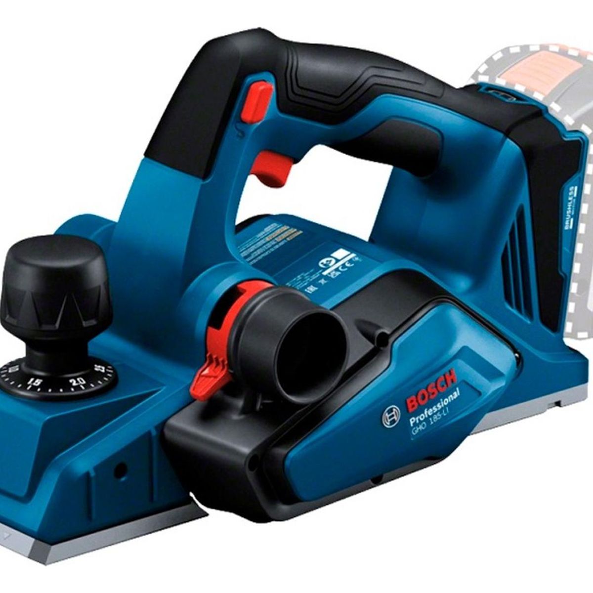 BOSCH - Cepillo 18V 82 mm Bosch GHO 185-LI Brushless Sin batería