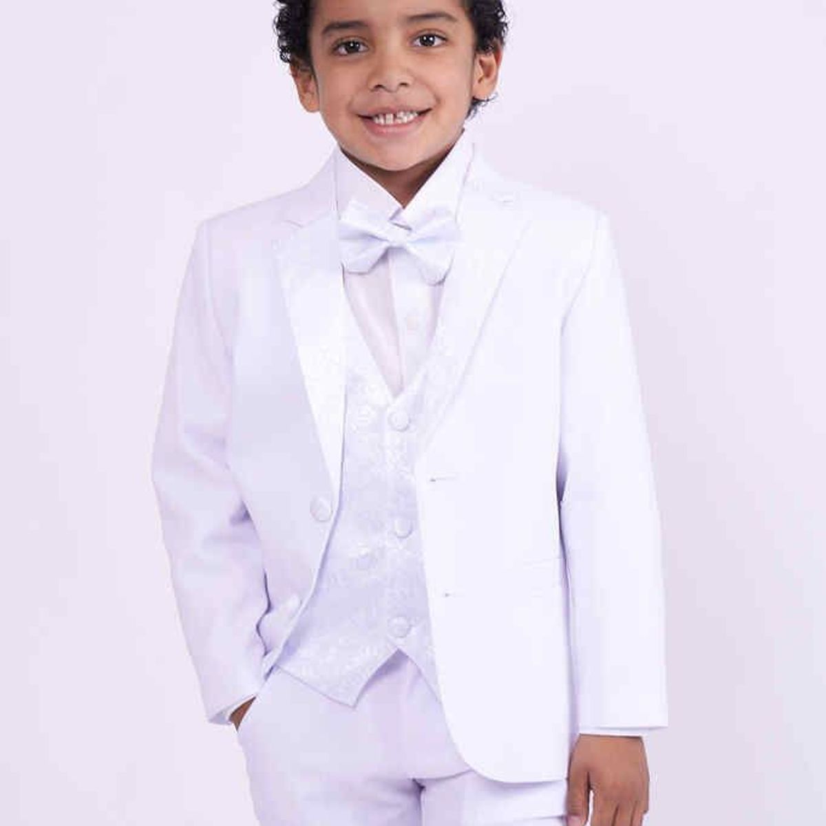 GENERICO - TERNO BAUTIZO PANTALON CHALECO SACO Y CORBATA MICHI