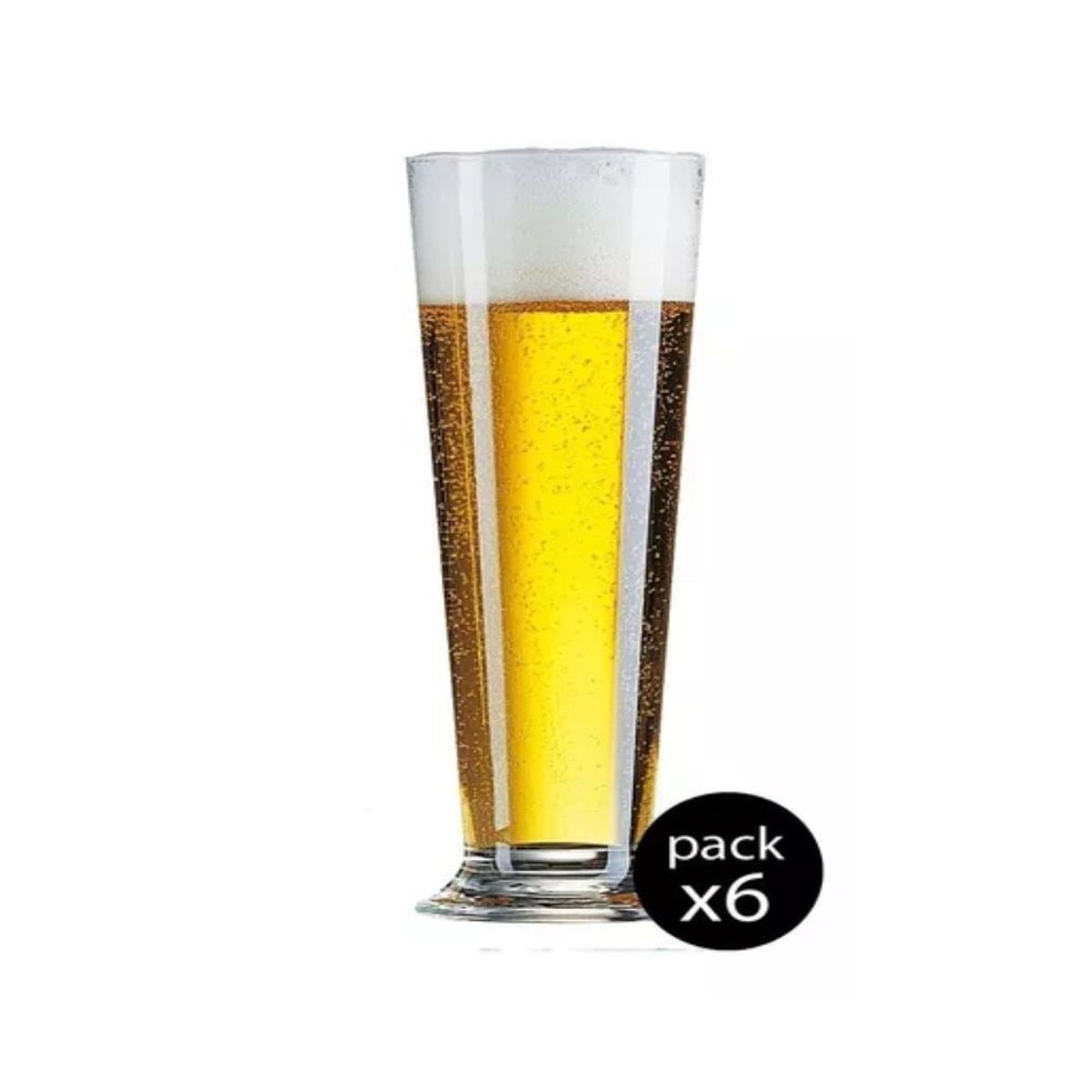 ARCOROC - Vaso set x6 Cerveza 390 ml Linz