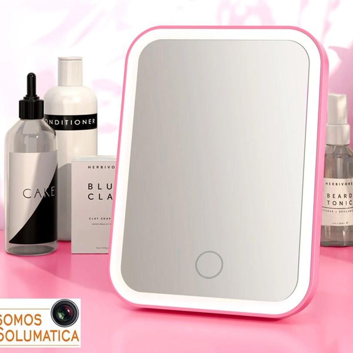 GENERICO - Espejo Con Luz Led - Maquillaje Bateria Recargable - Tactil