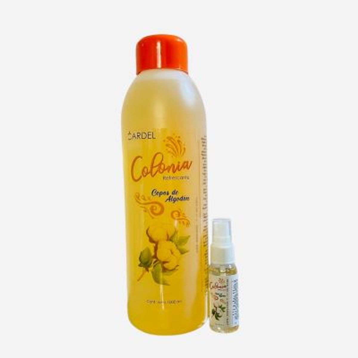 GENERICO - COLONIA REFRESCANTE COPOS  ALGODON X 1000 ML + ATO. X 30 ML