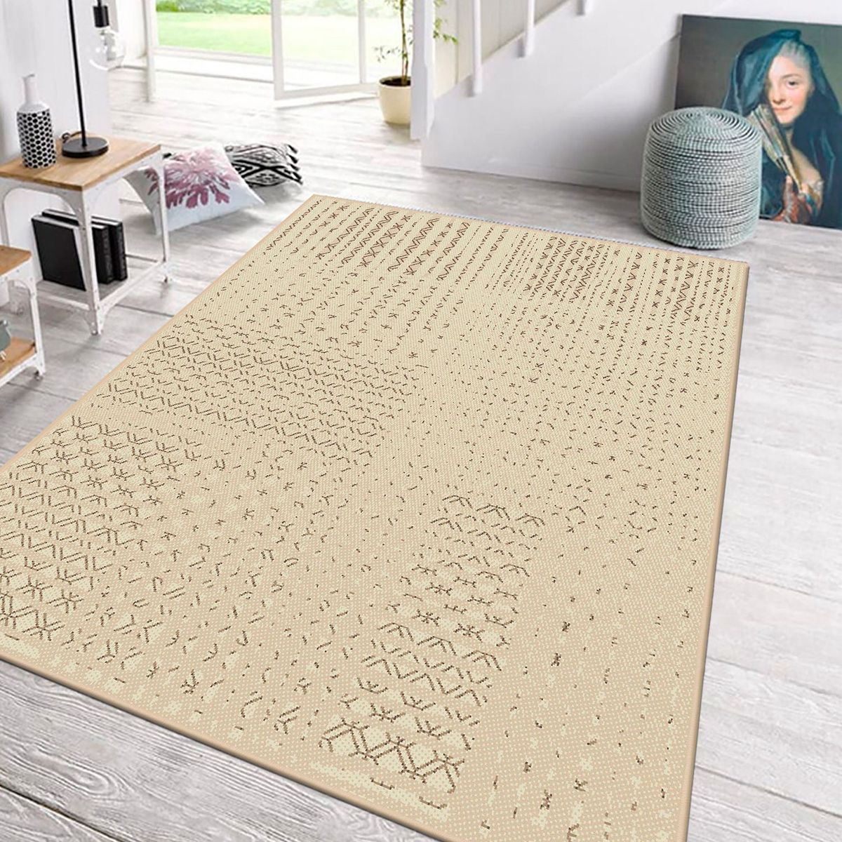 GENERICO - Alfombra Rectangular Luna Ivory 200 x 290cm