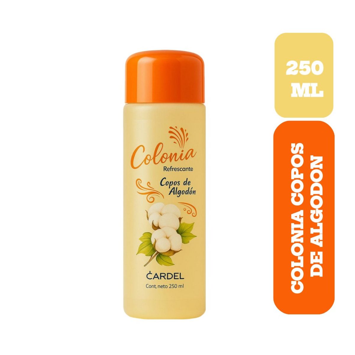 GENERICO - COLONIA  REFRESCANTE COPOS DE  ALGODON X 250 ML