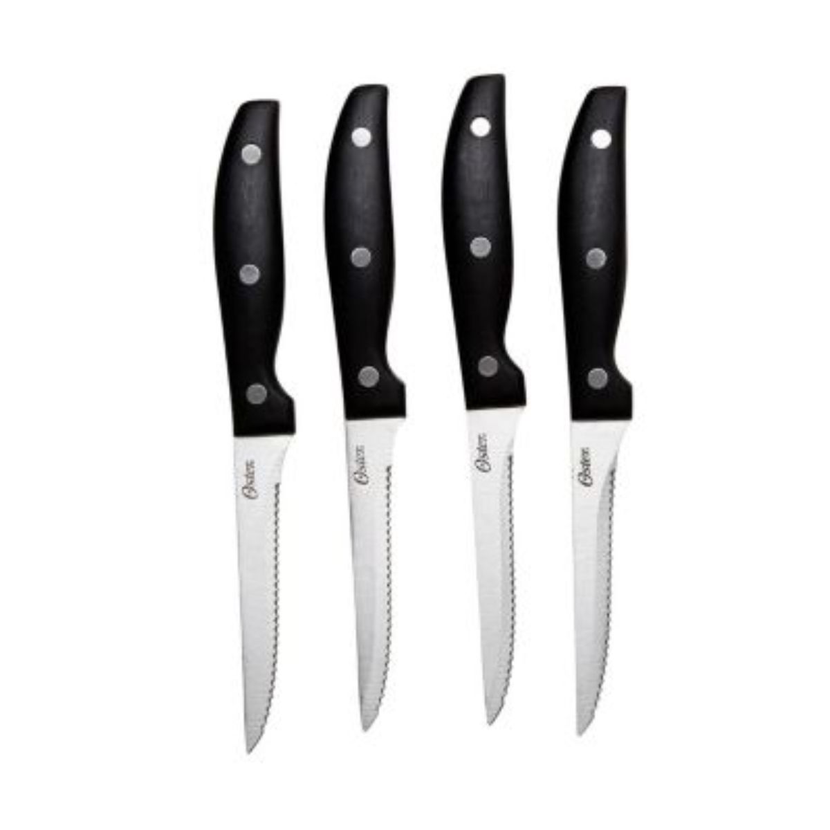 OSTER - Set de Cuchillos Steak Knife 4 Piezas Acero