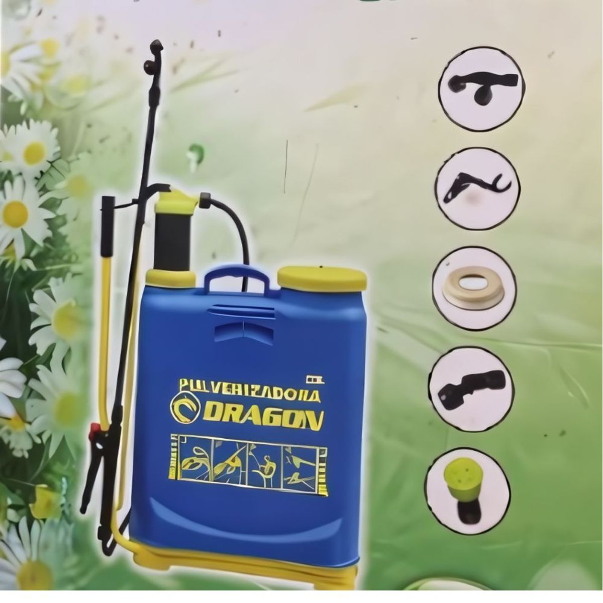 GENERICO - Mochila Pulverizador Fumigador Dragon de espalda Manual 20 litros