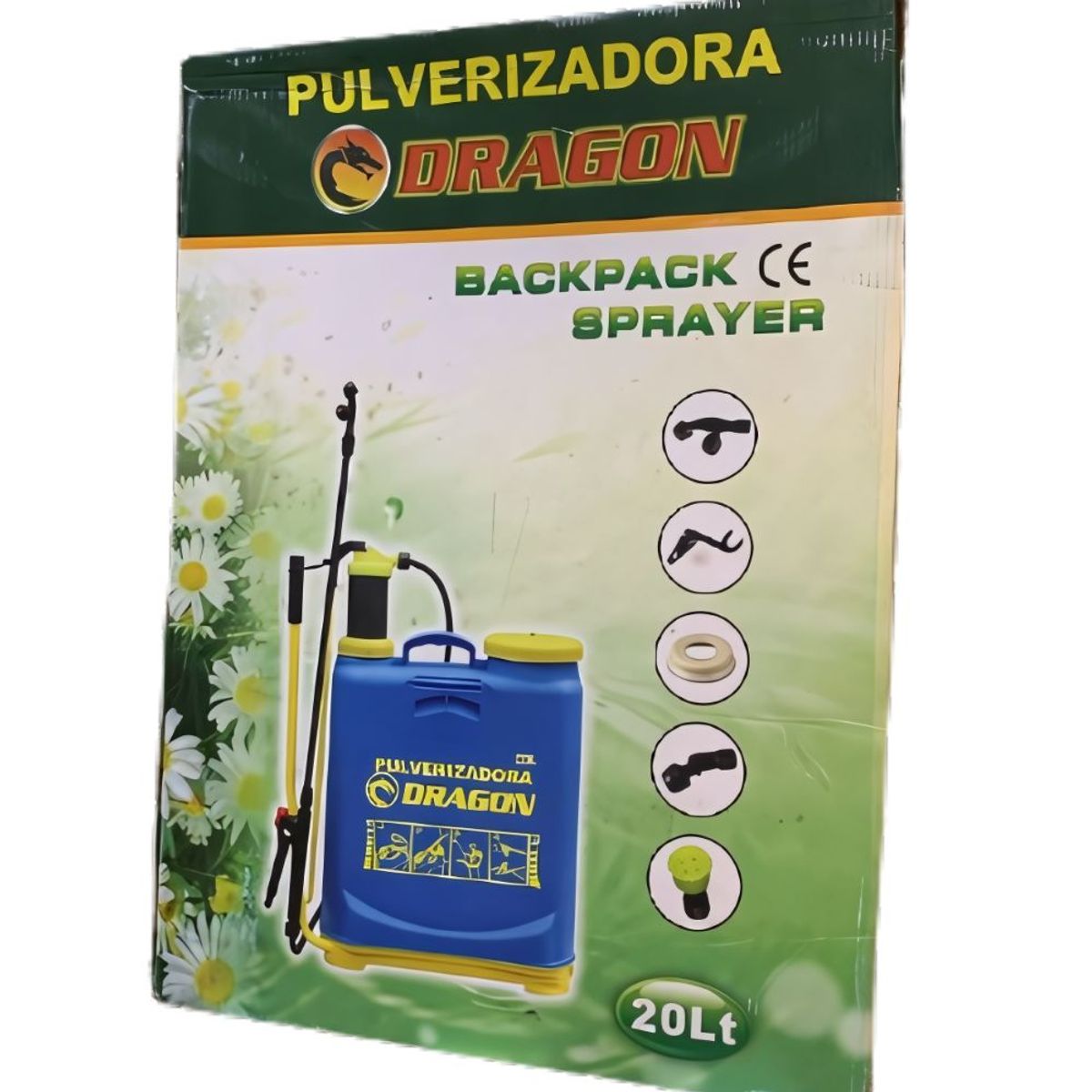 GENERICO - Mochila Pulverizador Fumigador Dragon de espalda Manual 20 litros