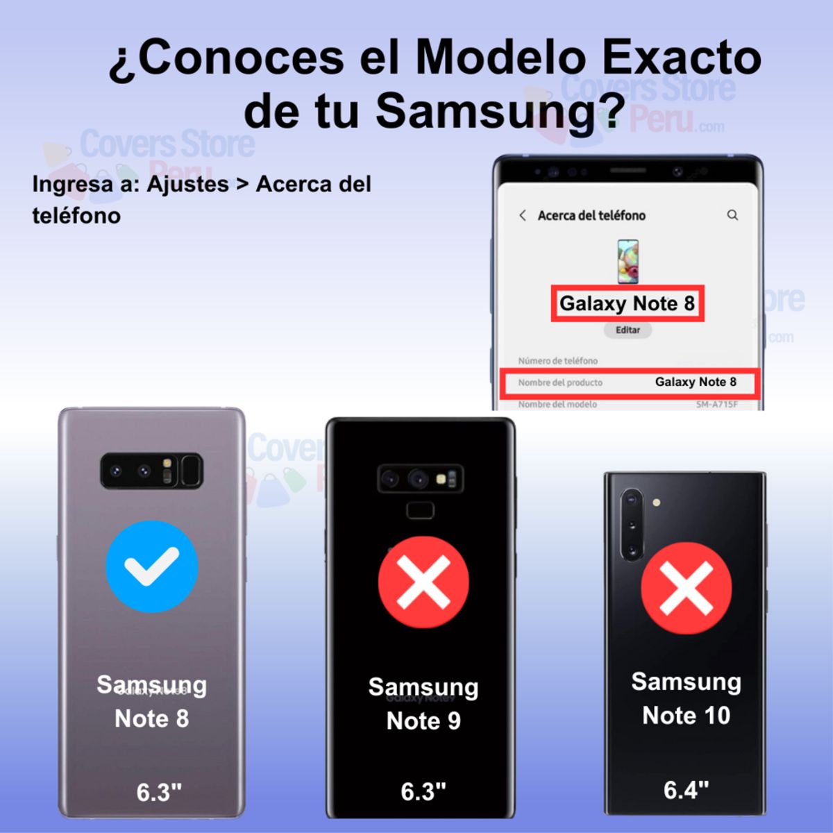 GENERICO - Funda para Samsung Note 8 Otterbox Defender Negro Antishock Resistente