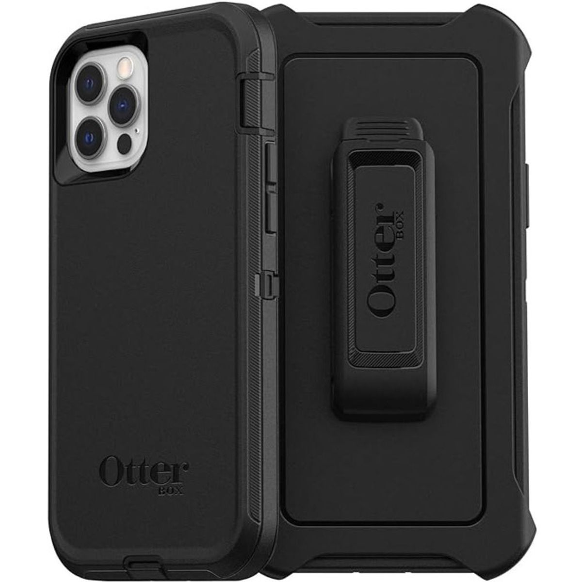 GENERICO - Funda para iPhone 7 Plus Otterbox Defender Negro Antishock Resistente