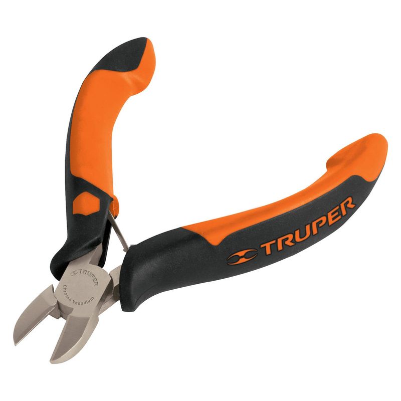 TRUPER - Alicate 4" (10cm) Corte Diagonal Mini Comfort Grip 17367 Truper