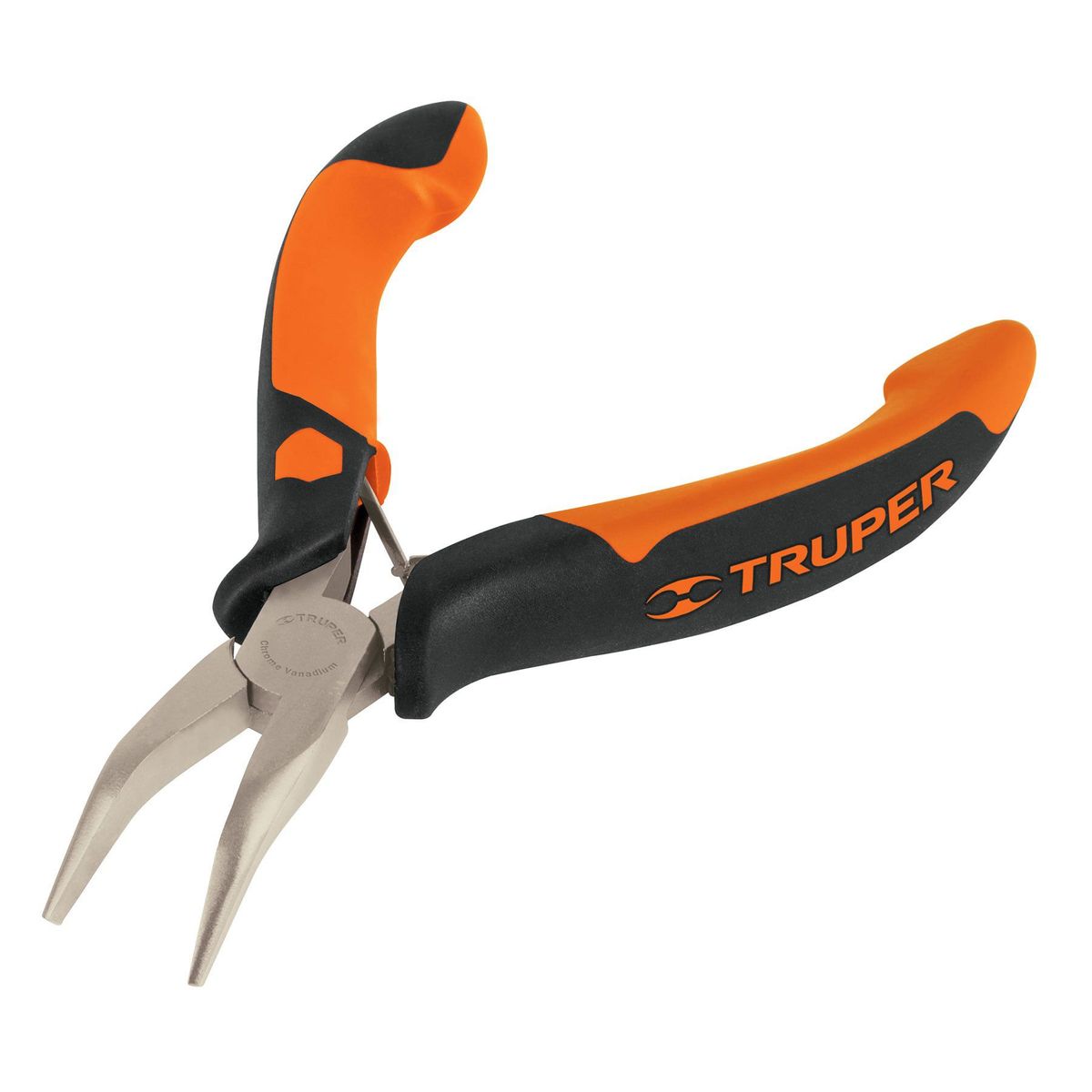 TRUPER - Alicate 5" (13cm) Punta Curva Mini Comfort Grip 17365 Truper