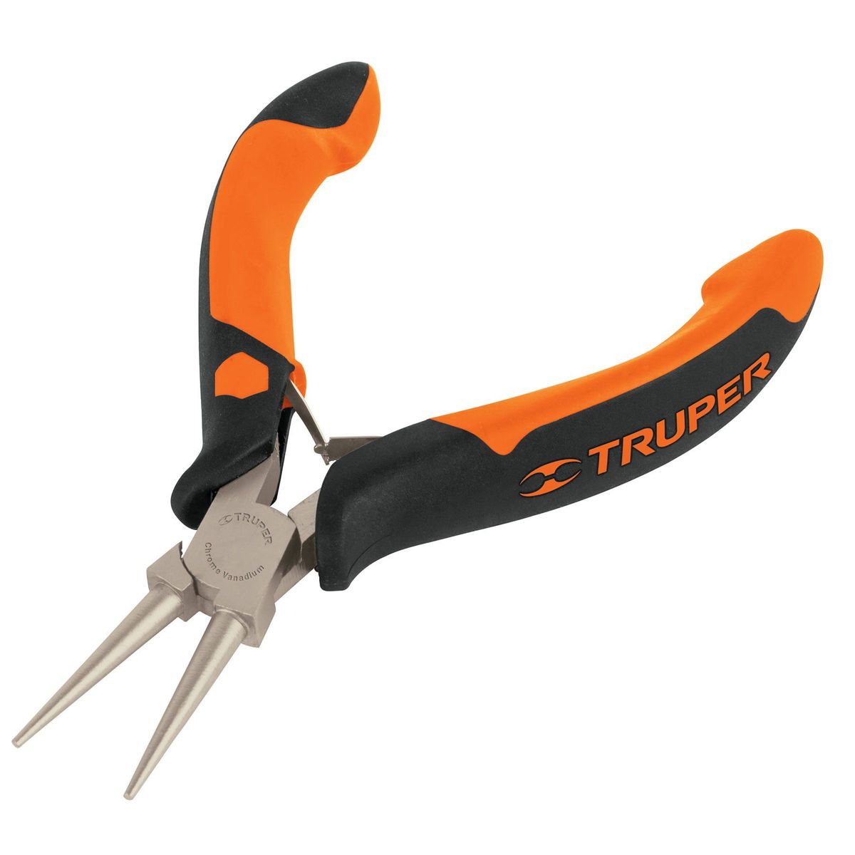 TRUPER - Alicate 5" (13cm) Punta Redonda Mini Comfort Grip 17370 Truper