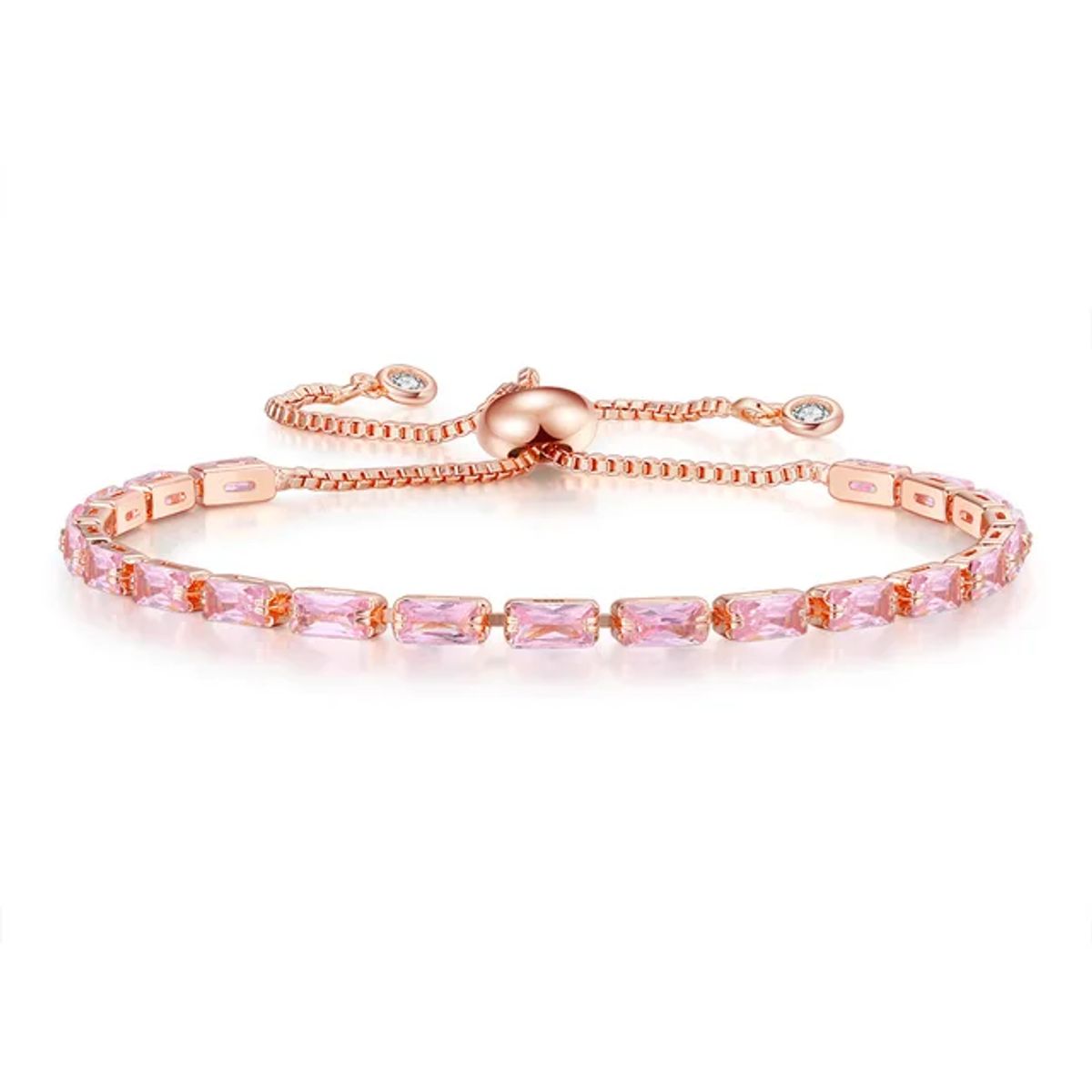 LA TIENDA 88 JOYAS Y ACCESORIOS - La Tienda 88 - Pulsera Brazalete Bañado en Oro de 18k - Rosa