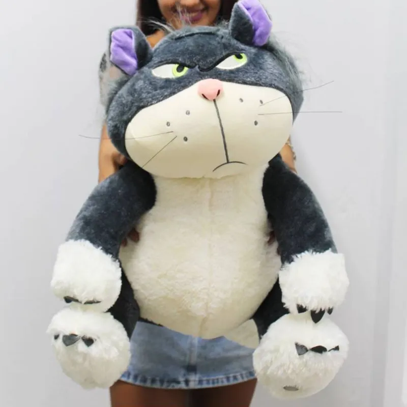 GENERICO - Peluche Gato Lucifer 45cm - Gato Kawaii Enfadado Cenicienta