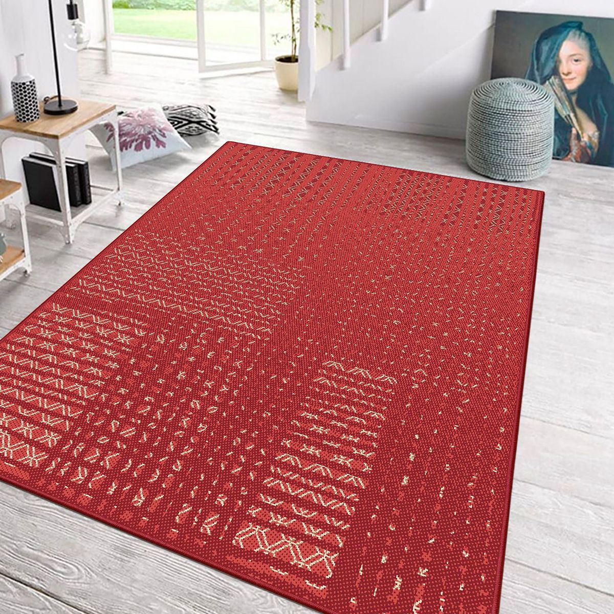 GENERICO - Alfombra Rectangular Luna Red 200 x 290cm