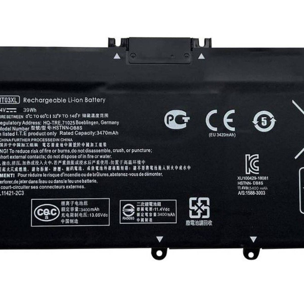 OEM - Batería Para Laptop Hp Pavilion HT03XL, 14-CE, 14-CF, 14-CM, 14Q-CS