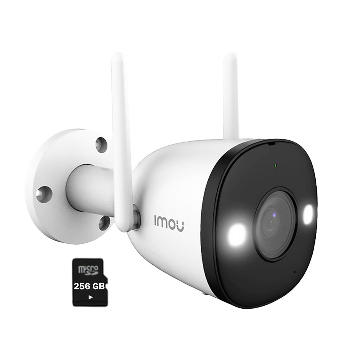 IMOU - Cámara Seguridad IP BULLET 3 2K 3MP Exterior Noche Color + 256GB