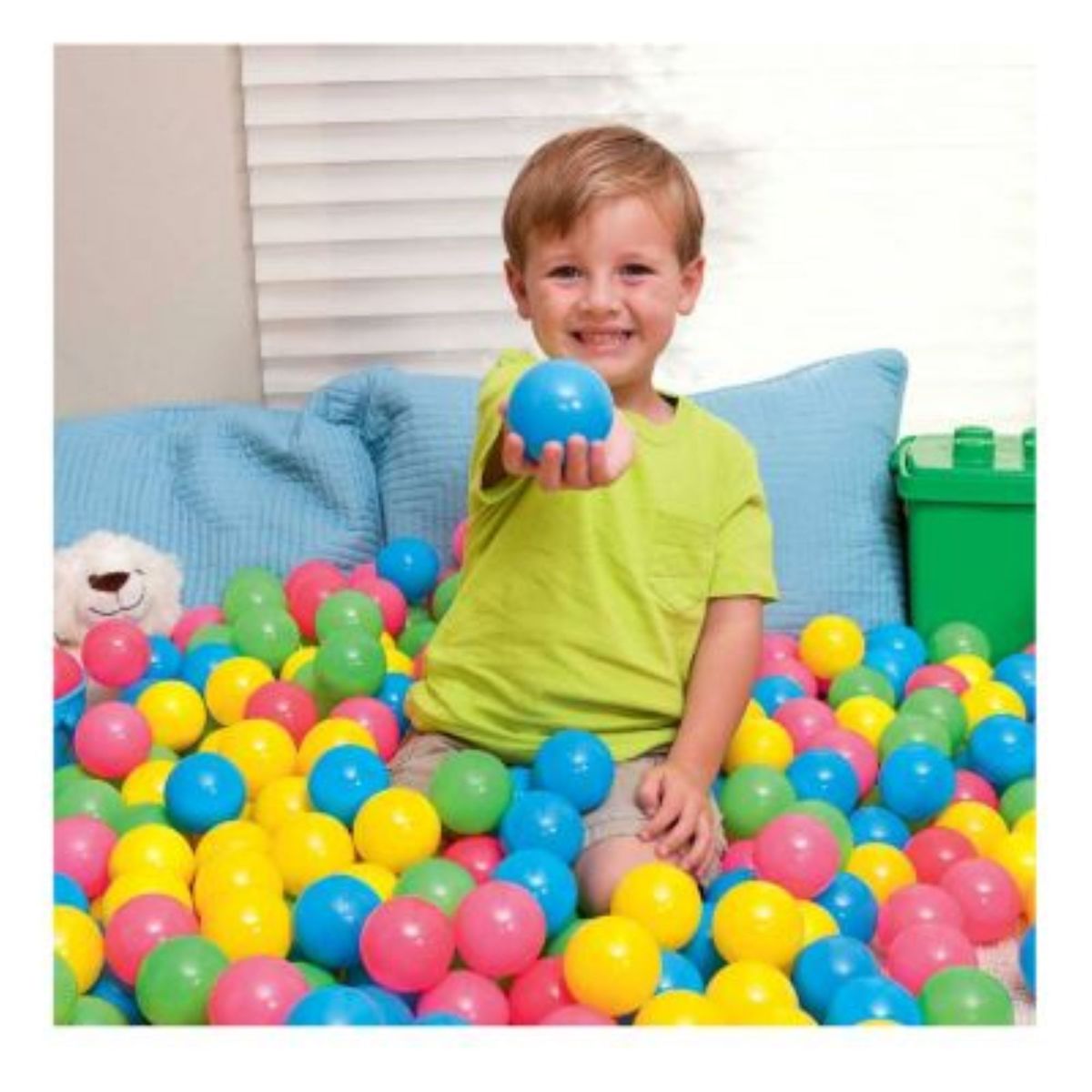 BESTWAY - Pack de 100 Pelotas Bestway Multicolores