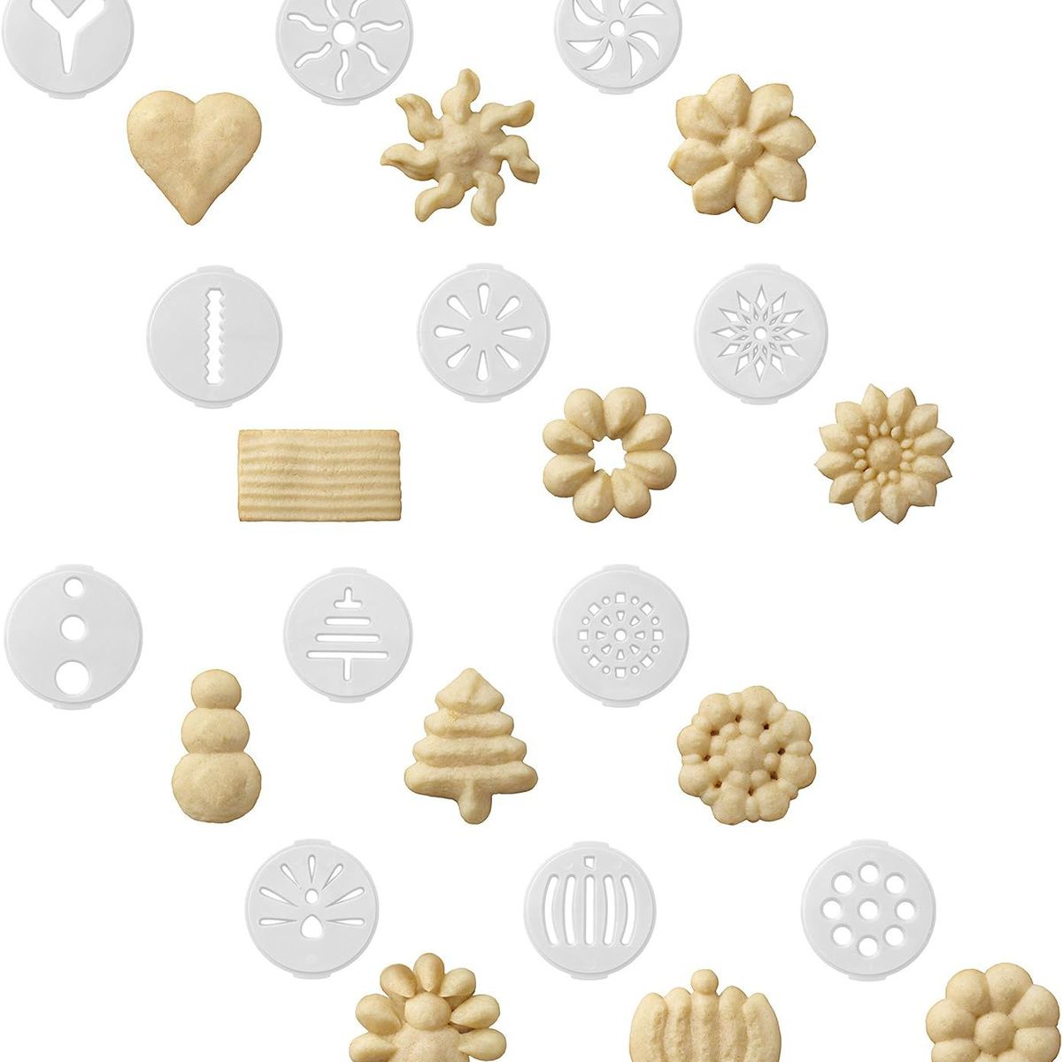 WILTON - Prensa-pistola para galletas con 12 discos