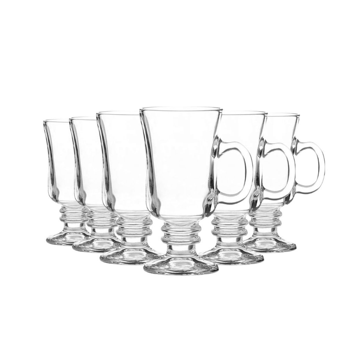 HYGGE - Set de 6 Copas para Capuccino o Bebidas frias