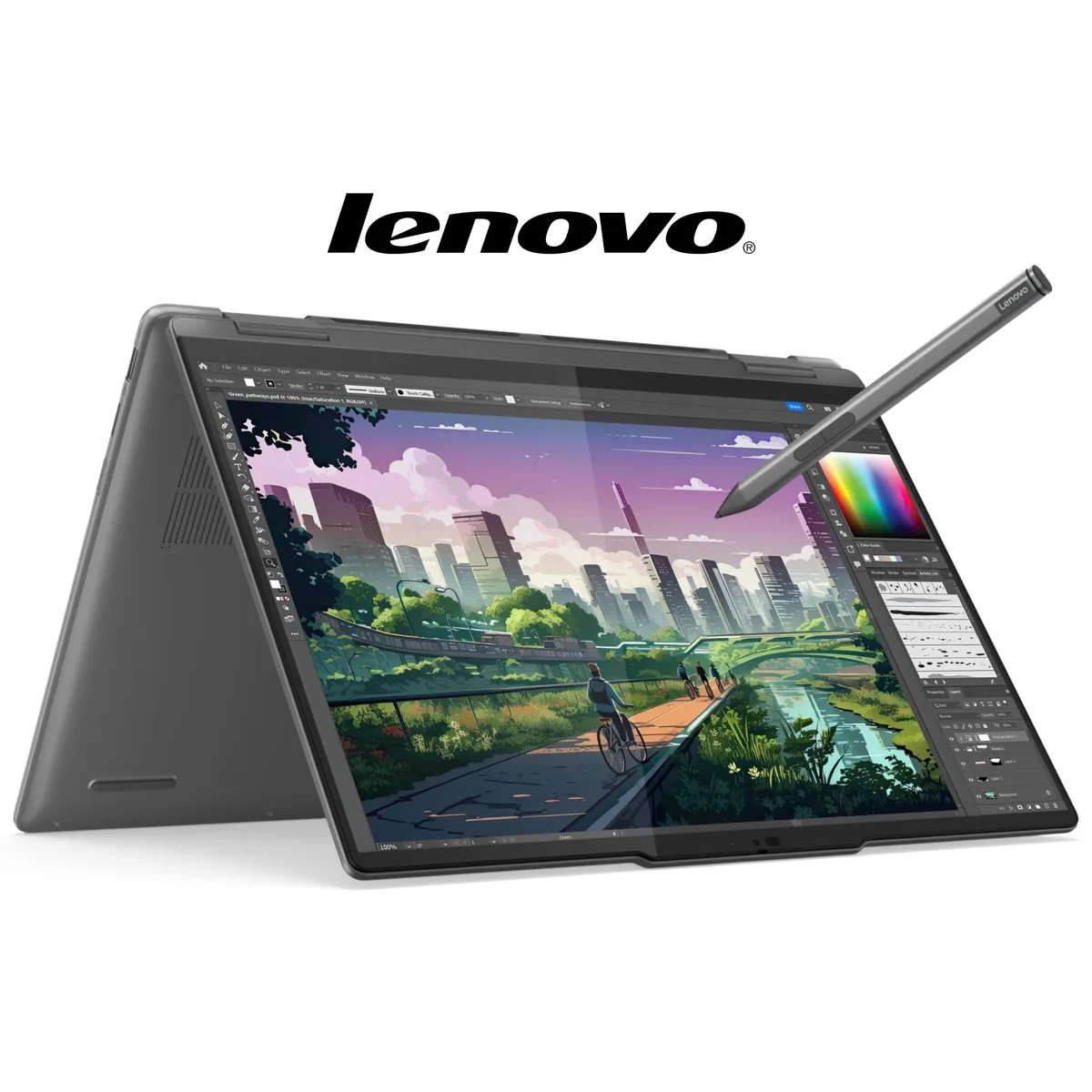 LENOVO - Laptop Lenovo Yoga 7 2-in-1 14AHP9 14”WUXGA OLED, Táctil, Ryzen 7-8840HS, Ram 16GB, Ssd 1TB, Win 11