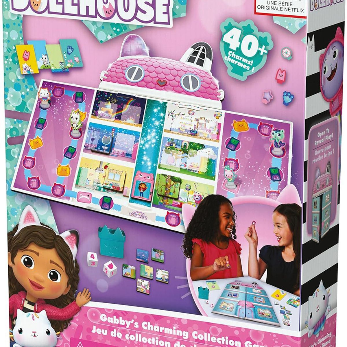 SPIN MASTER - GABBY DOLLHOUSE MINI JUEGO DE CASA DE MUÑECAS CALCOMANÍAS
