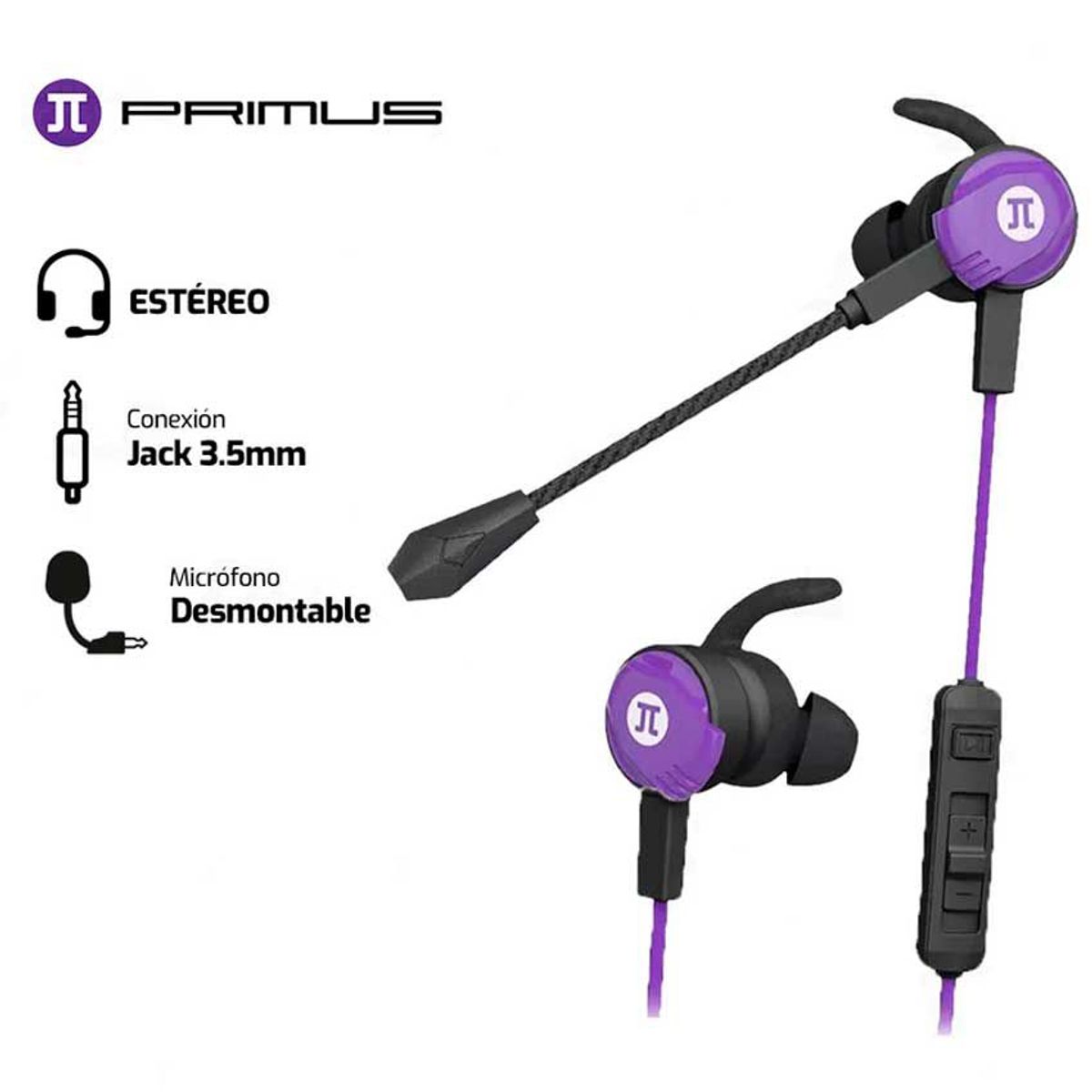 PRIMUS - AUDIFONO PRIMUS ARCUS90T 35MM ESTEREO