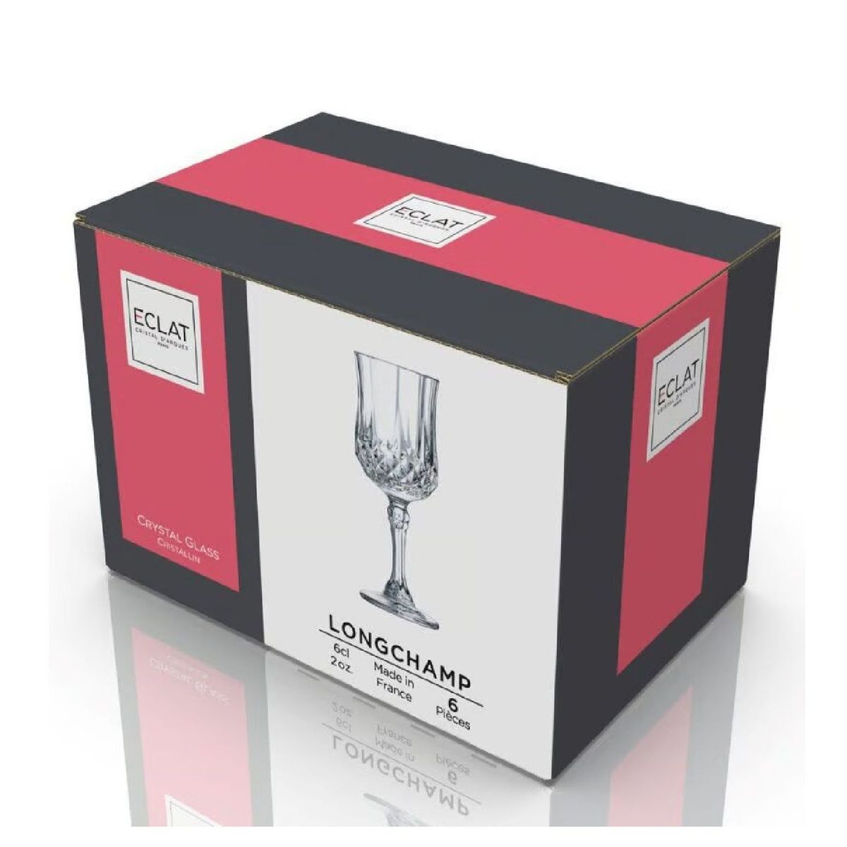 CRISTAL D'ARQUES - Set x6 Copa licor 60 ml Longchamp