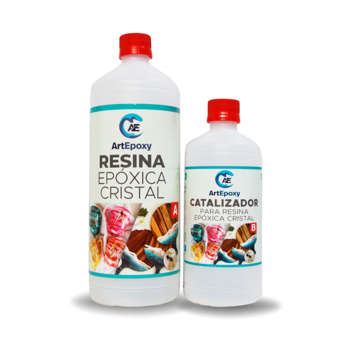 ARTEPOXY - KIT DE RESINA EPOXICA CRISTAL 1KG