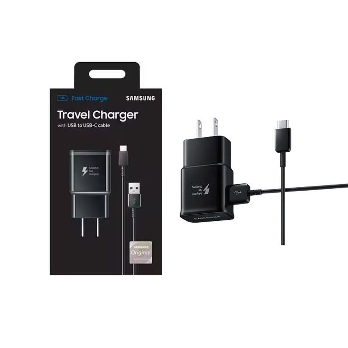 SAMSUNG - Cargador Samsung S9 S9 Plus Carga Rápida 15W - Negro