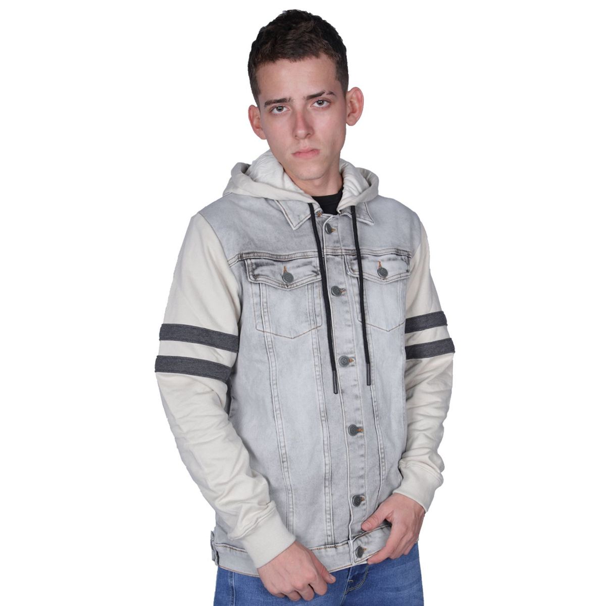 ELENEX - Casaca Denim Hombre Elenex