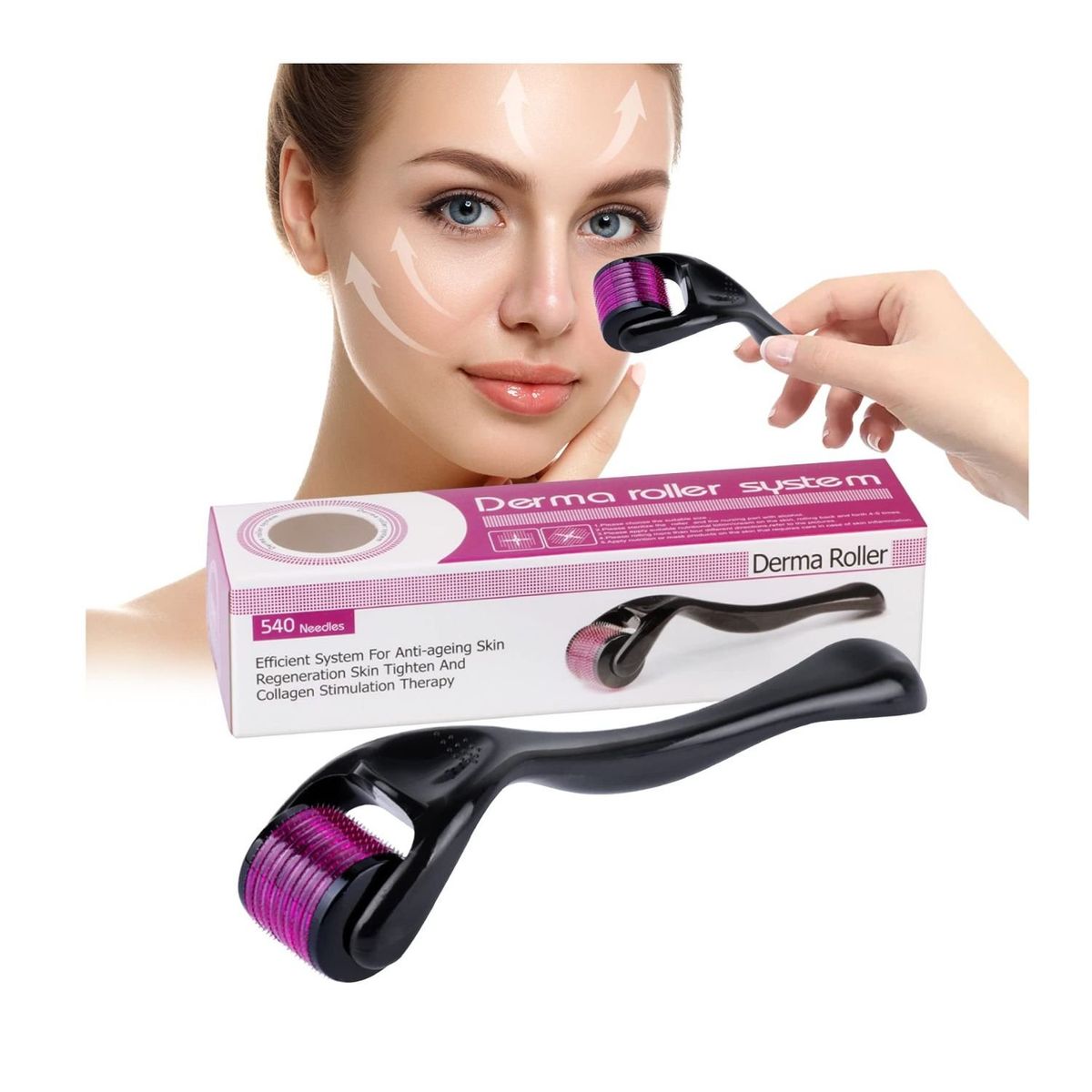 ROHS - Derma Roller Rodillo para la Piel Barba y Cabello 05mm