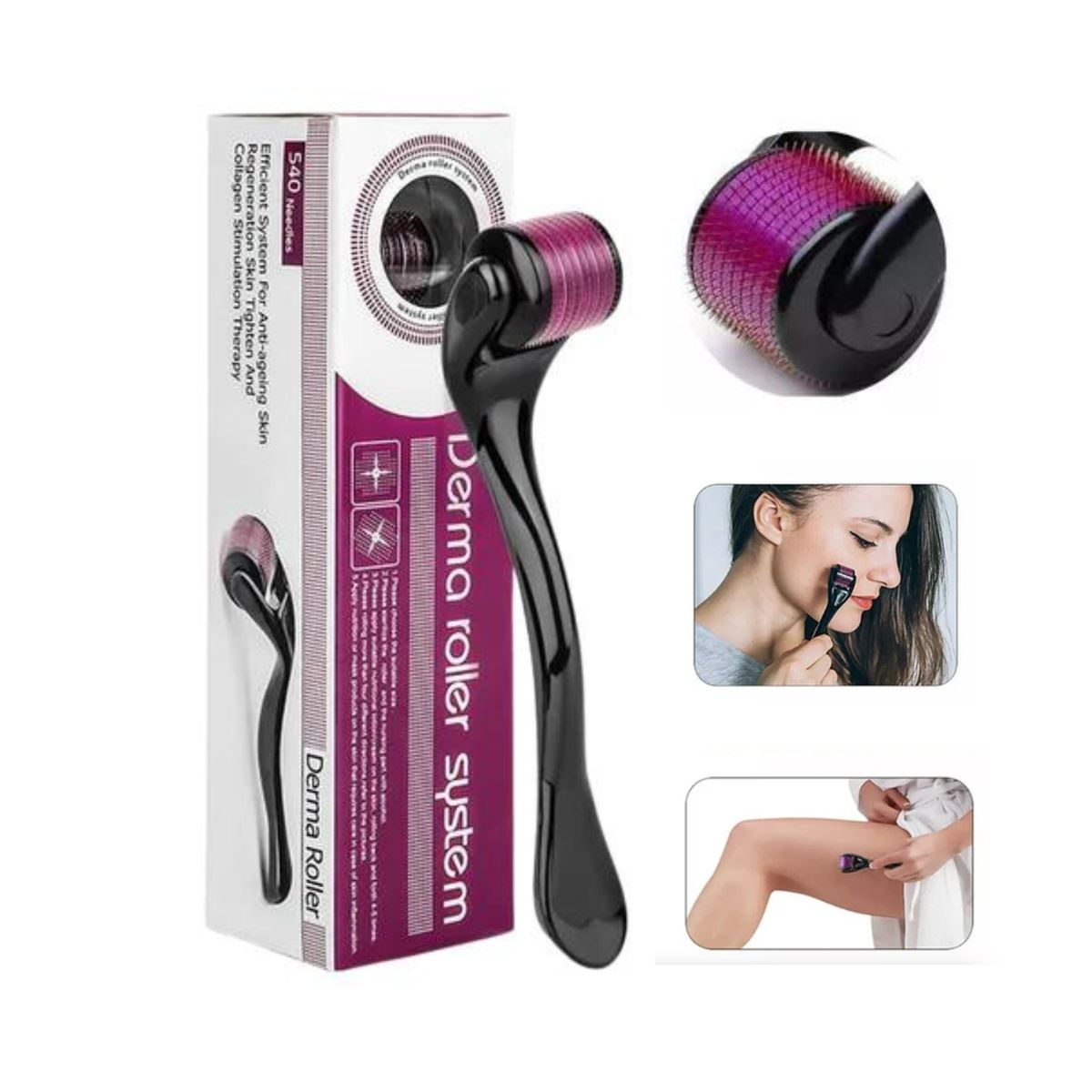 ROHS - Derma Roller Rodillo para la Piel Barba y Cabello 05mm