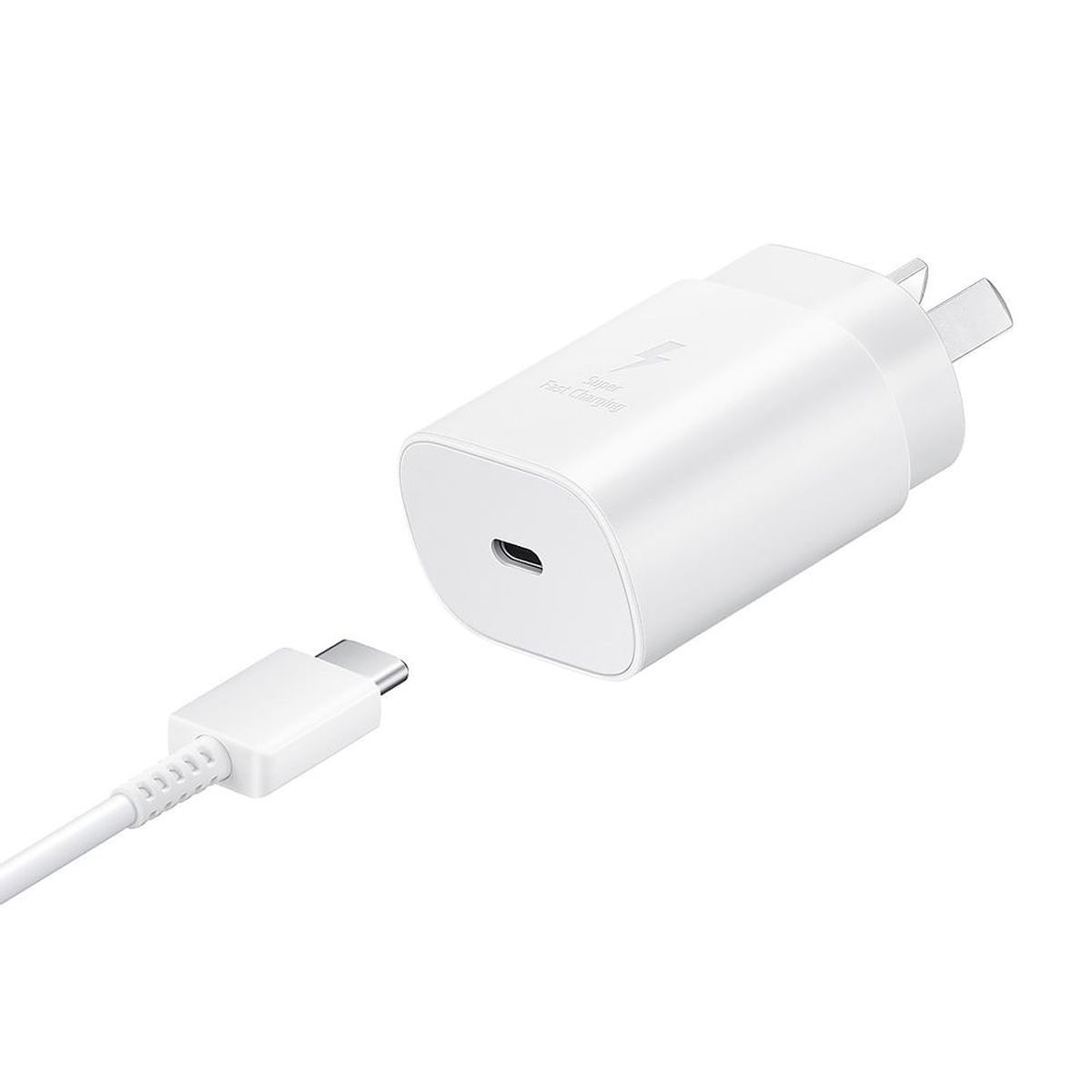 SAMSUNG - Cargador Samsung 25W Con Cable - Blanco