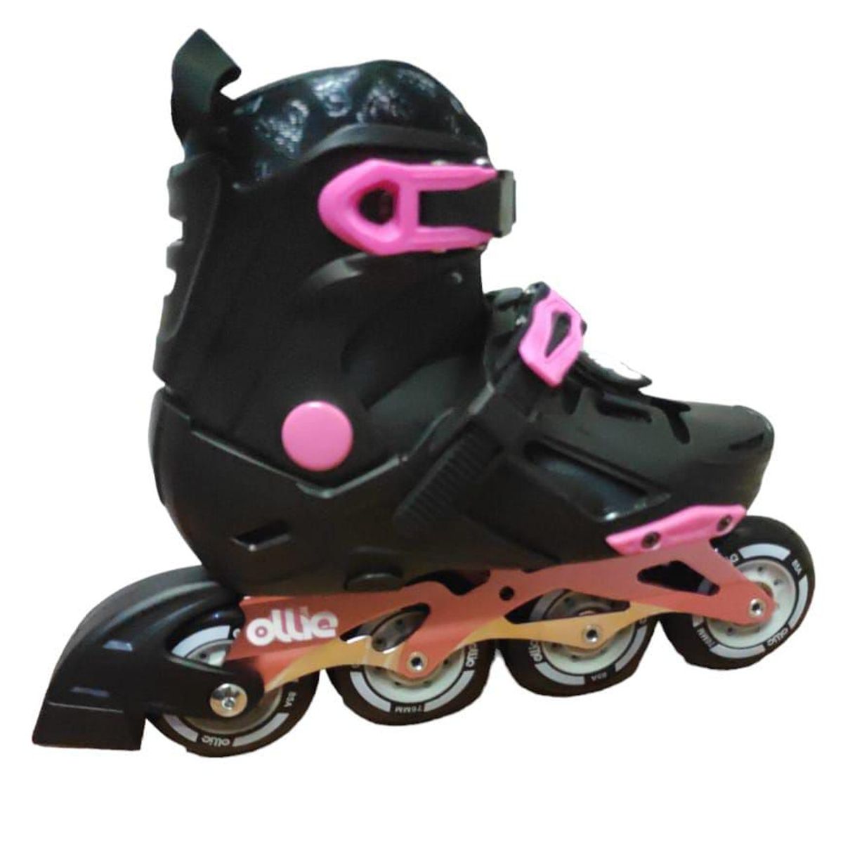 OLLIE - PATIN LINEAL OLLIE URBANO ROSA TALLA M 32 - 35