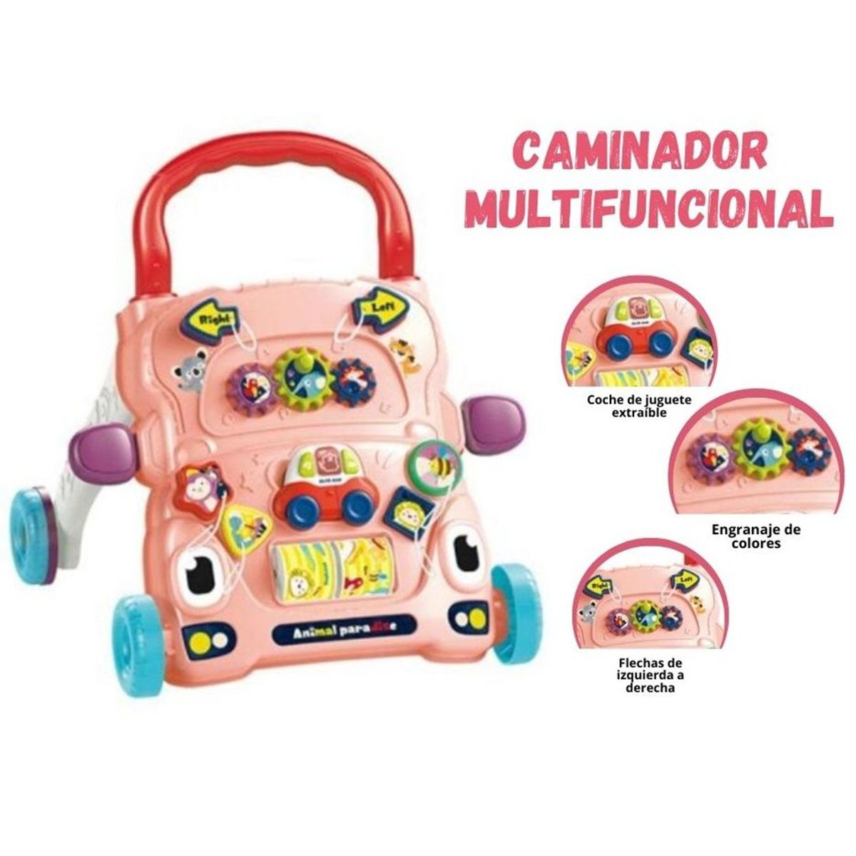 GENERICO - Andador - Caminador Musical Didáctico Para Bebé