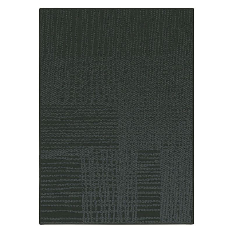 GENERICO - Alfombra Rectangular Luna Black 160 x 225cm