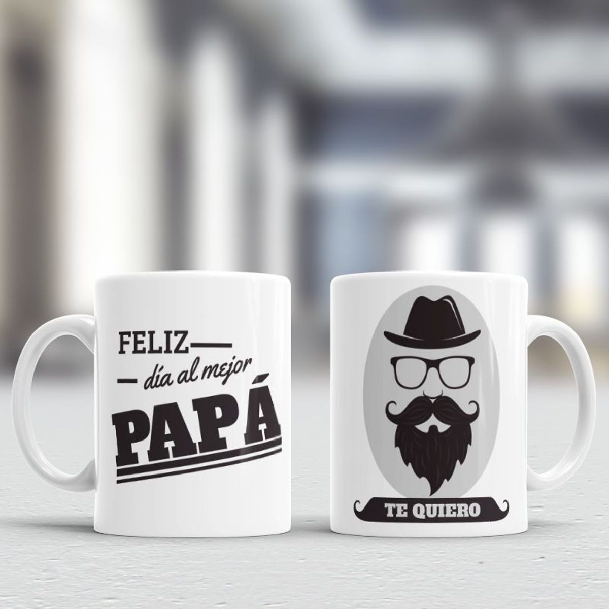GENERICO - Taza de loza con diseño Día del Padre 11oz