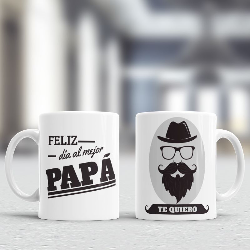 GENERICO - Taza de loza con diseño Día del Padre 11oz
