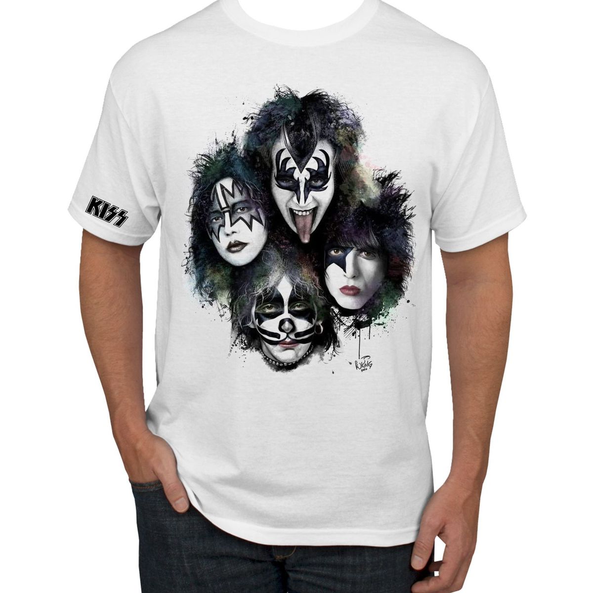 GENERICO - Polo Manga Corta  Kiss white