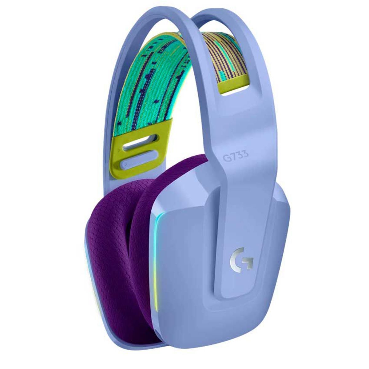 LOGITECH - AUDIFONO LOGITECH G733 INALAMBRICO RGB Lila