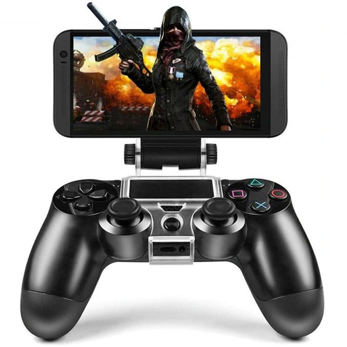 VARIOS - Soporte de Celular para Mando PS4 Dualshock 4 Slim Pro