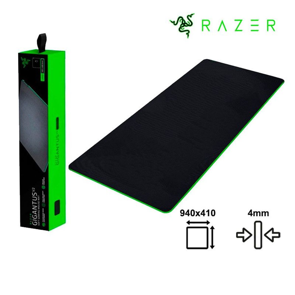 RAZER - PAD MOUSE RAZER GIGANTUS V2 SOFT XXL GAMING RZ02-03330400-R3U1