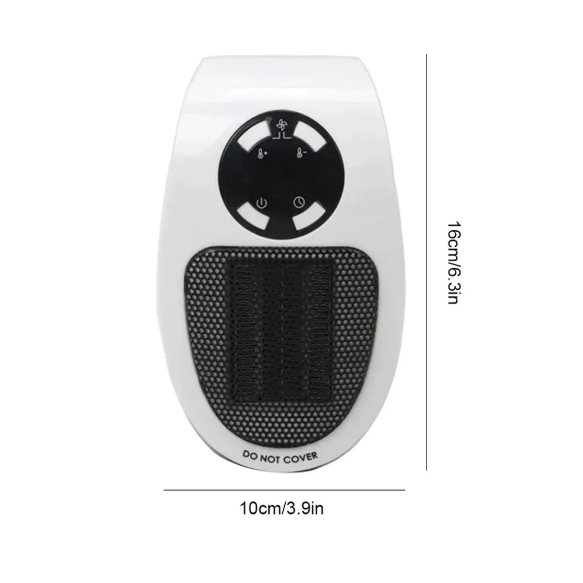 GENERICO - Calefactor Eléctrico Portátil con Control