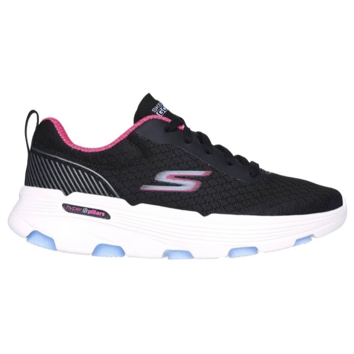 SKECHERS - Zapatilla Skechers Go Run 7.0 Active Stride 129333/BKPK para Mujer