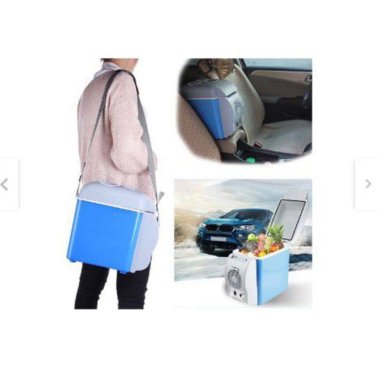 GENERICO - Calentador y refrigerador portatil cooler para autos 7.5 l