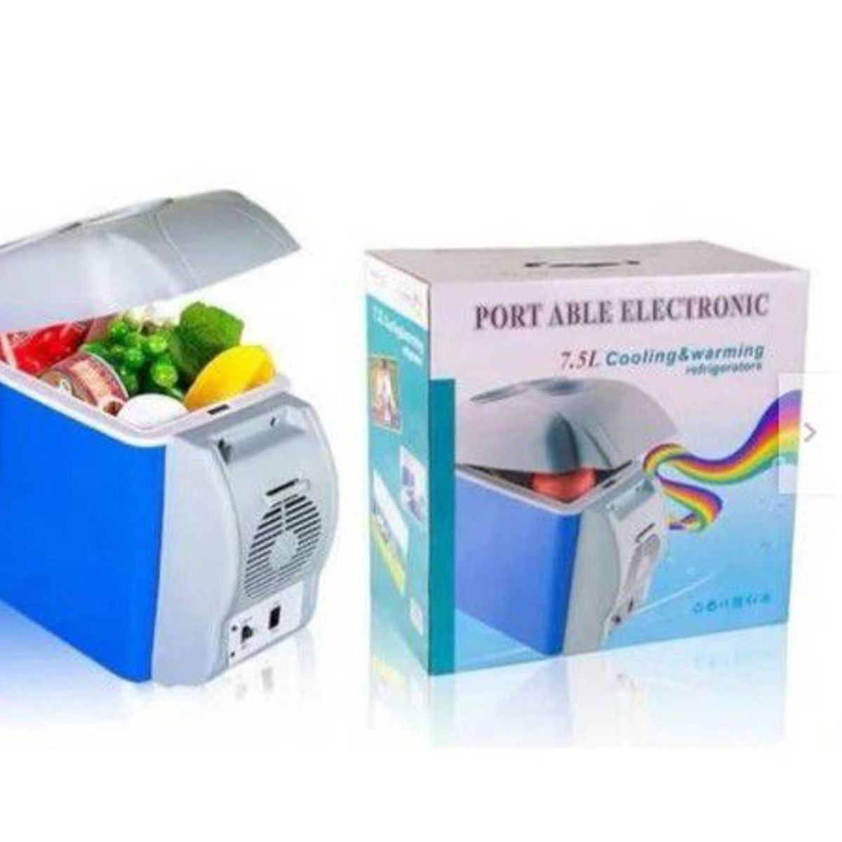 GENERICO - Calentador y refrigerador portatil cooler para autos 7.5 l