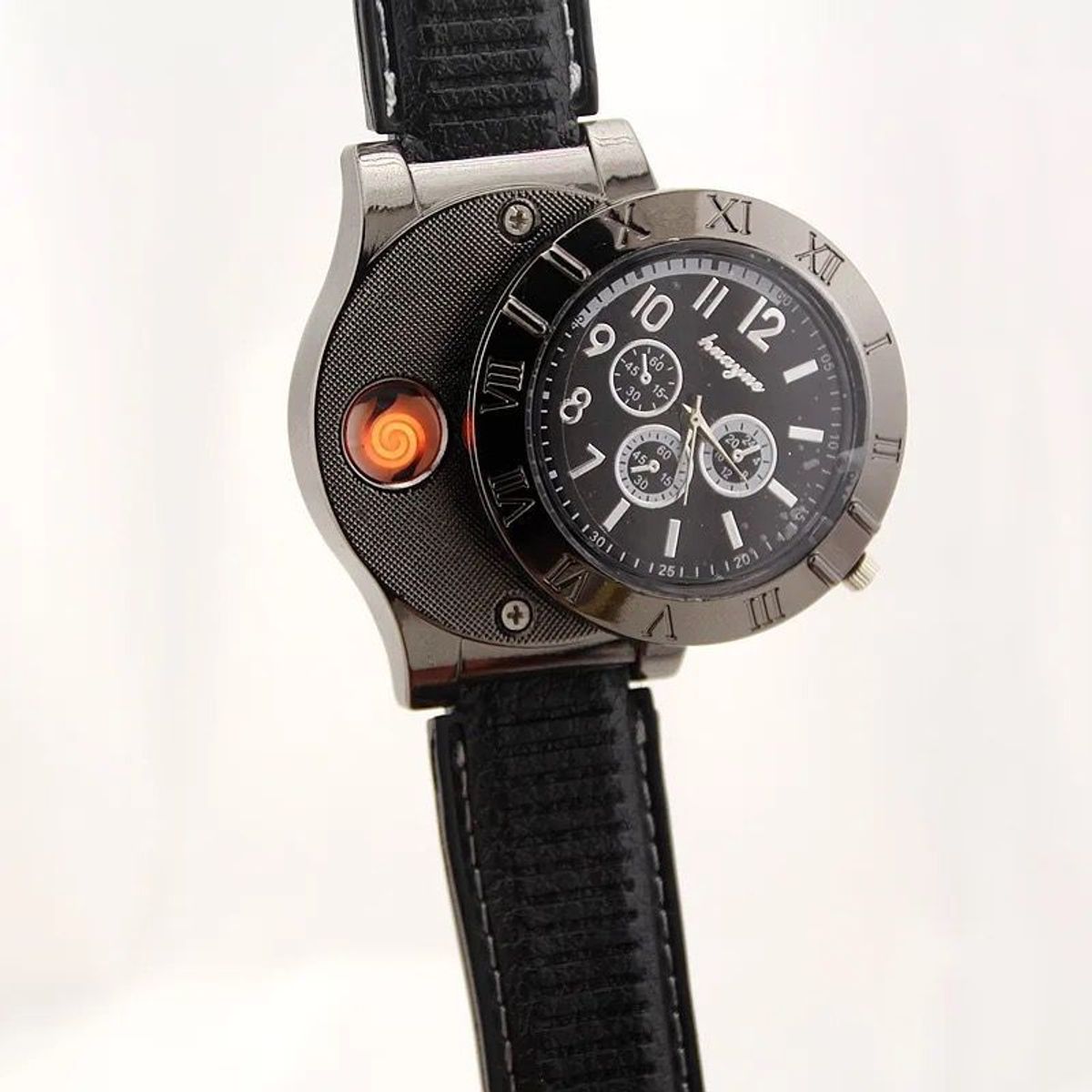 GENERICO - RELOJ CON ENCENDEDOR RECARGABLE PARA HOMBRE