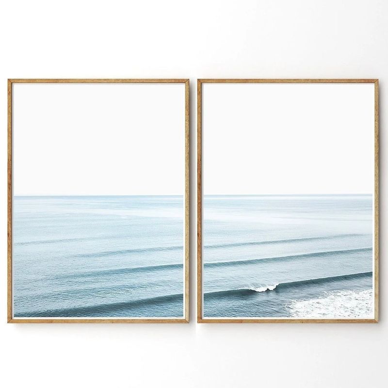 DECO DESIGN - DECO DESIGN SET WAVES X 2 PCS - 50X70CM